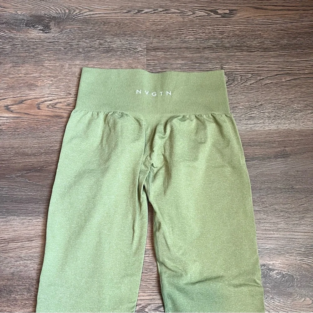 NVGTN Olive Green Leggings - Picture 4 of 5